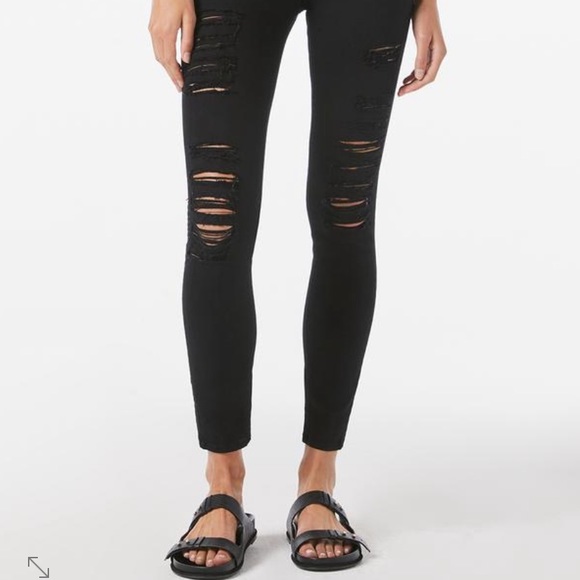 Frame Le Color Ripped Film Nicor Skinny Jeans - Picture 3 of 8